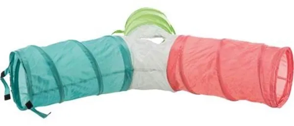 Trixie Playing tunnel 4 exits extendable dwarf rabbits 3 × ø 18 × 47 cm - Assorted